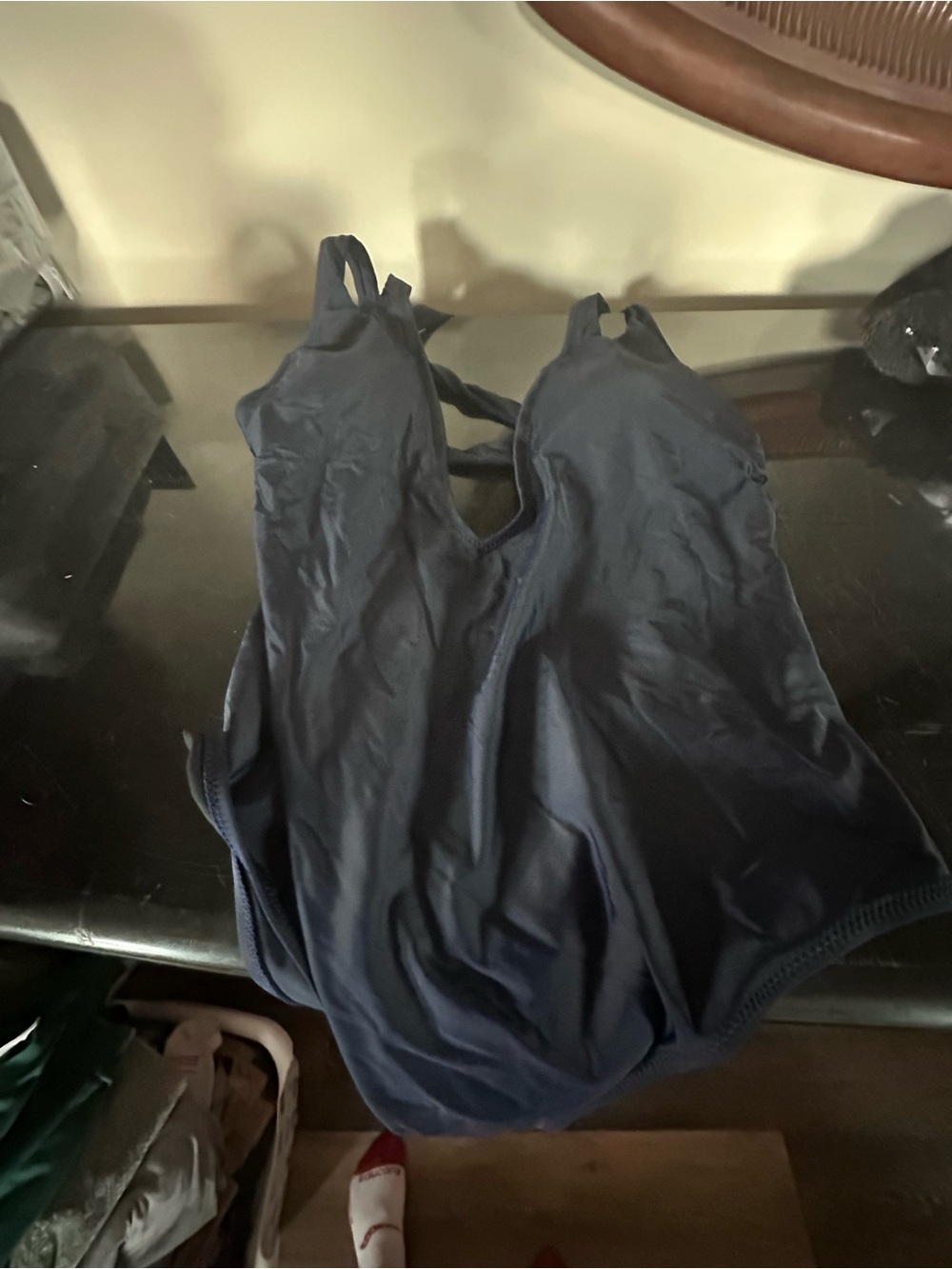 CupShe Navy One-Piece Swimsuit NWOT
